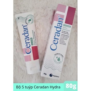 Bộ 5 tuýp Kem dưỡng ẩm 80g Ceradan Hydra