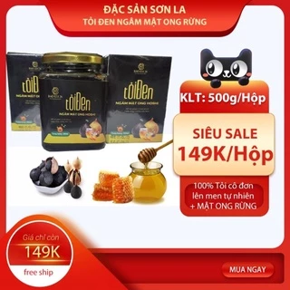 [500g] Tỏi đen ngâm mật ong rừng - Đặc sản Sơn La