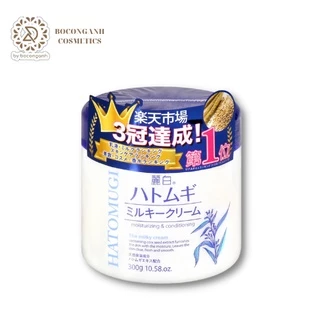 KEM DƯỠNG ẨM HATOMUGI THE MILKY CREAM 300G