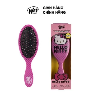 [CHÍNH HÃNG] Lược gỡ rối WET BRUSH dòng truyền thống họa tiết Hello Kity hồng