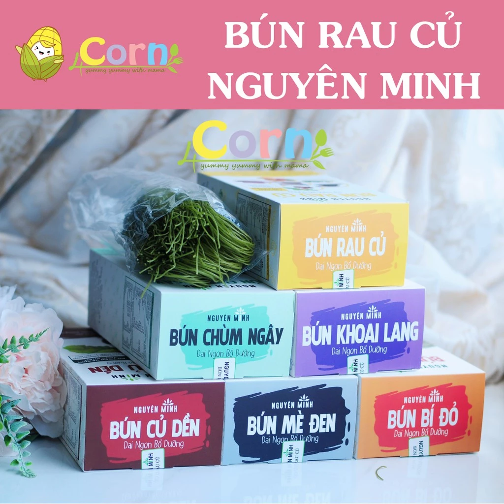 Bún - Miến - Phở rau củ Nguyên Minh - Cho bé 6m+