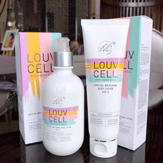 DƯỠNG THỂ TRẮNG DA LOUV CELL CRYSTAL WHITENING BODY LOTION SPF5