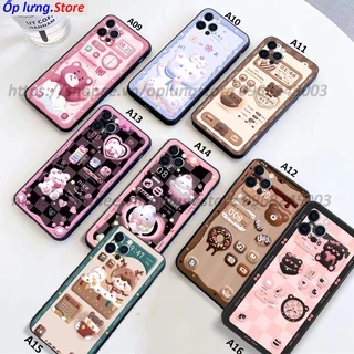 Ốp lưng iphone 11/ 11 Pro/ 11 Pro Max in hình 3D gấu,thỏ cute dễ thương cạnh viền vuông bảo vệ camera.