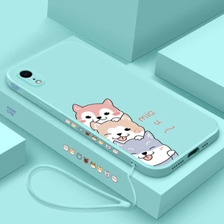 Ốp Điện Thoại tpu Mềm Hình Cún corgi Cho iphone 7plus 8plus 6 6s xr 6plus 7 8 se x xs 6s plus xs max