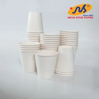 Ly giấy 10oz~295ml - Lốc 50 ly giấy trơn