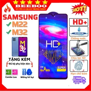 🔥HD+ Mới🔥 Kính Cường Lực Samsung M22/ M32 - Full màn hình và trong suốt - Độ cứng 99H - Chống va đập tốt.