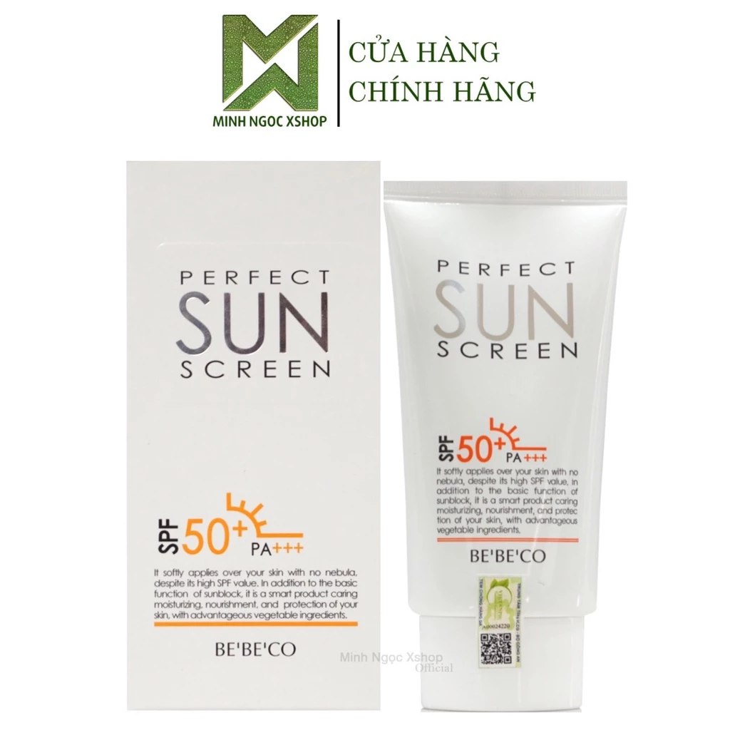 Kem chống nắng hoàn hảo BEBECO PERFECT SUN SCREEN 70ml