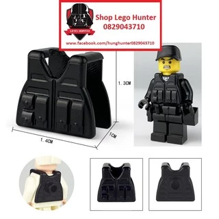 Xếp Hình army phụ kiện combo 2c áo giáp minifigures