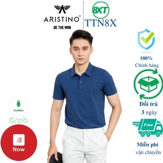 Áo thun nam, áo phông nam ngắn tay có cổ⚡ARISTINO⚡ đơn giản, tinh xảo, kiểu dáng REGULAR FIT - APSR03