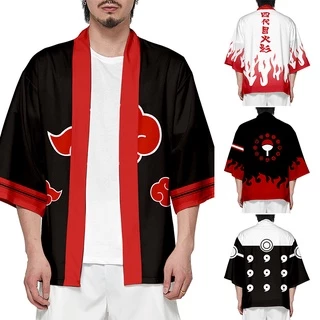 Áo Khoác Kimono Tay Dài Dáng Rộng Hóa Trang Nhân Vật Haori Anime Naruto Cho Nam Và Nữ