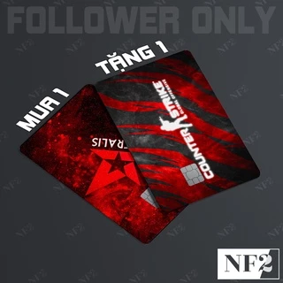 LOGO TEAM CSGO - Decal Sticker Thẻ ATM (Thẻ Chung Cư, Thẻ Xe, Credit, Debit Cards) Miếng Dán Trang Trí NF2 Cards