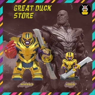 WM963  Mô Hình Siêu Anh Hùng Đồ Chơi Lắp Ráp Super Hero Nhân Vật Thanos End Game