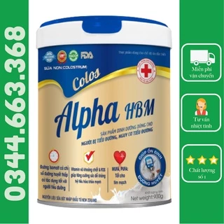 Sữa Non Dành Cho Người Bị Tiểu Đường Colos ALPHA HBM 900g