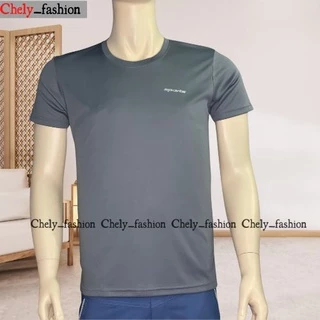 Áo Thể Thao Nam  thun lạnh tập gym cổ tròn ngắn tay vải thoáng mát co giãn chuẩn form nhiều màu  (Sports)Chely_fashion