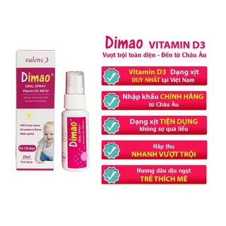 tuan1014 Shop Bố Ken DIMAO VITAMIN D3 400 IU Dạng Xịt [Nhập Khẩu Châu Âu Chính Hãng - Cam Kết Date Xa] tuan1014