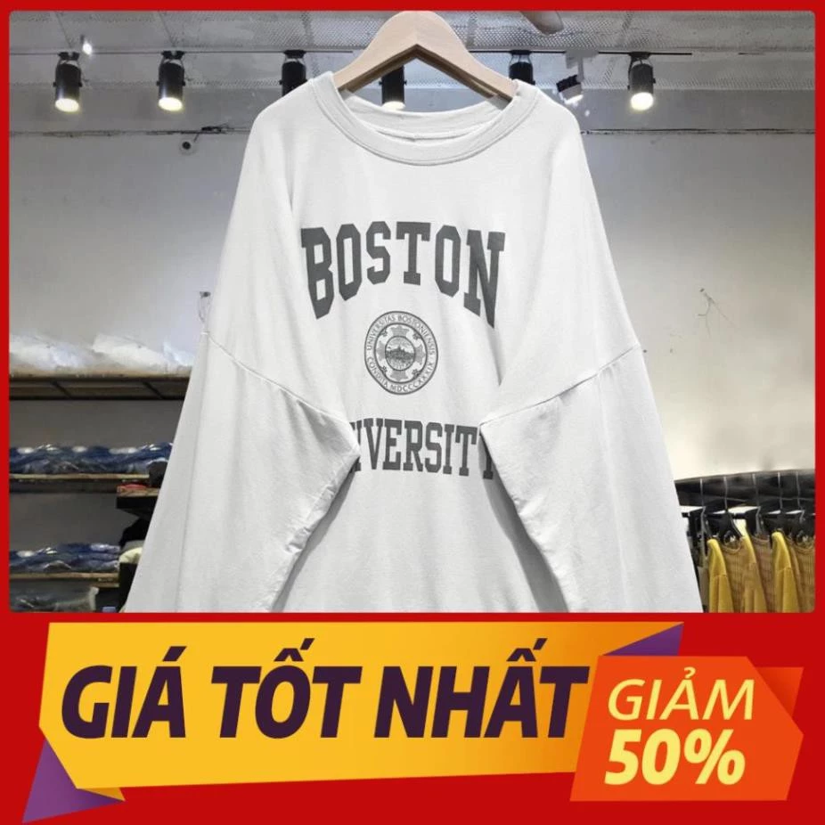 [Giá rẻ số 1] Giá rẻ số 1 Áo SWT Boston - Áo SWT Chất Liệu Nỉ Chân Cua - Có Ảnh Thật Kèm Đánh Giá