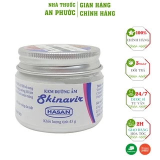 Kem dưỡng Skinavir Hasan ⚡ CAM KẾT CHÍNH HÃNG ⚡ Kem dưỡng ẩm, tăng cường độ ẩm và dưỡng da, giúp da luôn mịn màng45g