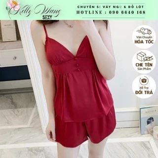 Sx626 - hot - Đồ ngủ lụa xịn (hàng loại 1)- bộ ngủ mặc nhà- đồ mặc nhà- KellyWang