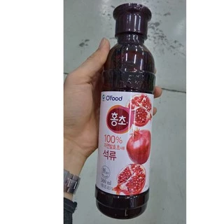 Giấm uống lựu Hàn Quốc, dấm lựu uống hàn quốc 500ml - 홍초 석류