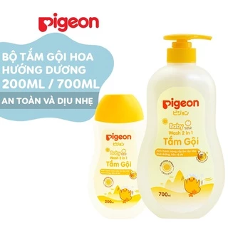 Tắm gội Pigeon Hương Hoa Hướng Dương Và Jojoba 200ml, 700ml