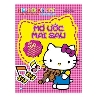 Sách - Hello Kitty Mơ Ước Mai Sau (truyện tranh Dán Hình)