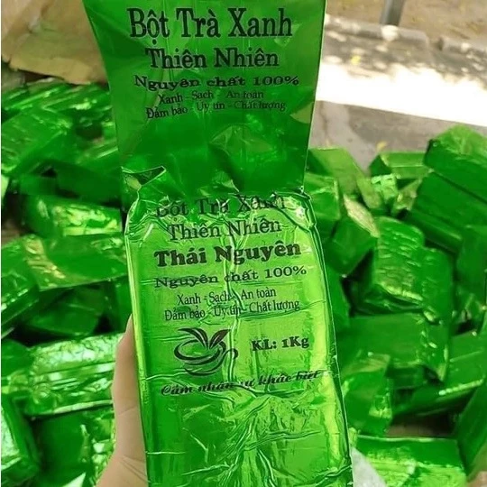 BỘT TRÀ XANH - MATCHA NGUYÊN CHẤT THIÊN NHIÊN (túi 1kg)