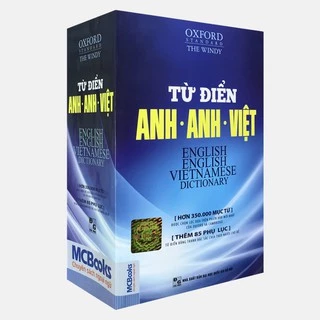[MÃ giảm 40K]Sách - Từ Điển Anh Anh Việt Phiên Bản Bìa Mềm Màu Đen - Giải Nghĩa Đầy Đủ Ví Dụ Phong Phú