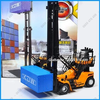 Xe Mô Hình Công Trình Xe Nâng Container Hạng Nặng Tỉ Lệ 1:50 - Forklift - Kdw - 9940.1