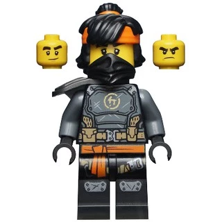 Cole - The Island, Mask and Hair with Bandana - Đồ chơi lắp ráp Iego Ninjago: The Island minifigure - njo678