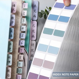 Morandi Index Note Paper Creative Document Label Sticky Note