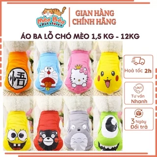 Áo hè chó mèo thú cưng - ba lỗ cotton co giãn thoáng mát ( đủ size )