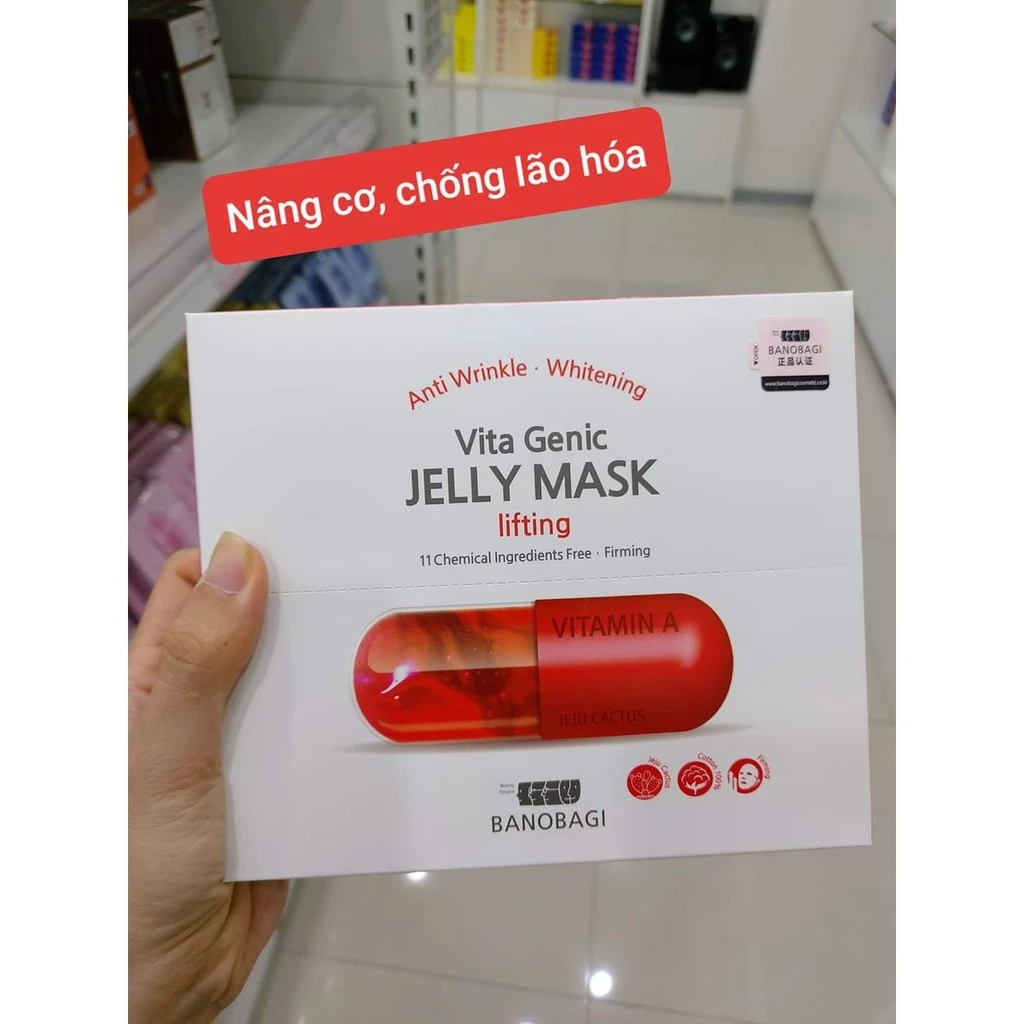 Mặt nạ Banobagi Vita Genic Jelly Mask ( Màu Đỏ )
