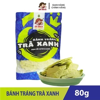 Bánh Tráng Vị Trà Xanh Trọng Lượng 80 Gam - Thương Hiệu Abi Snack