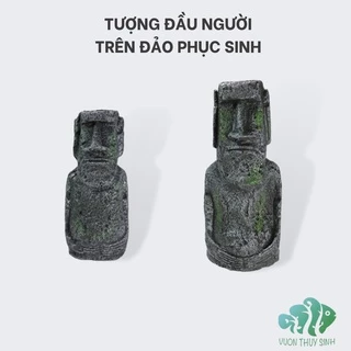 Tượng Đầu Người Trên Đảo Phục Sinh, Trang Trí Bể Cá, Bể Thuỷ Sinh