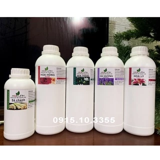 (Chai lớn :1 lít - 500ml - 100ml) TINH DẦU HOA HỒNG - tinh dầu thơm phòng (Hàng nguyên chất không pha chộn)