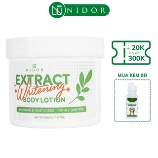 Extract Lotion dưỡng trắng da, giữ ẩm, mịn da - Pha kem