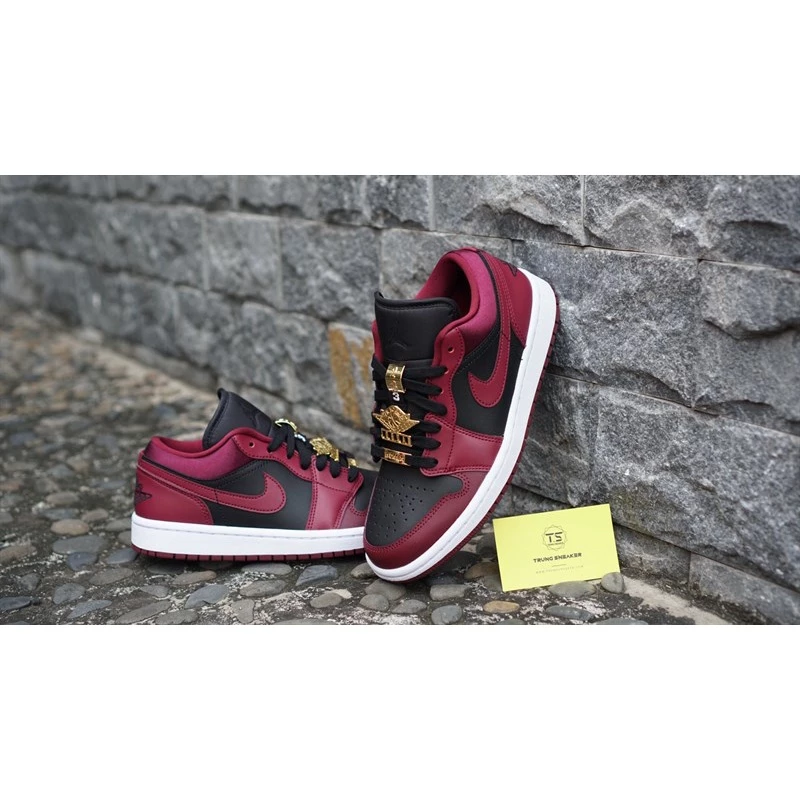 Giày Jordan 1 Low Dark Beetroot Black DB6491-600