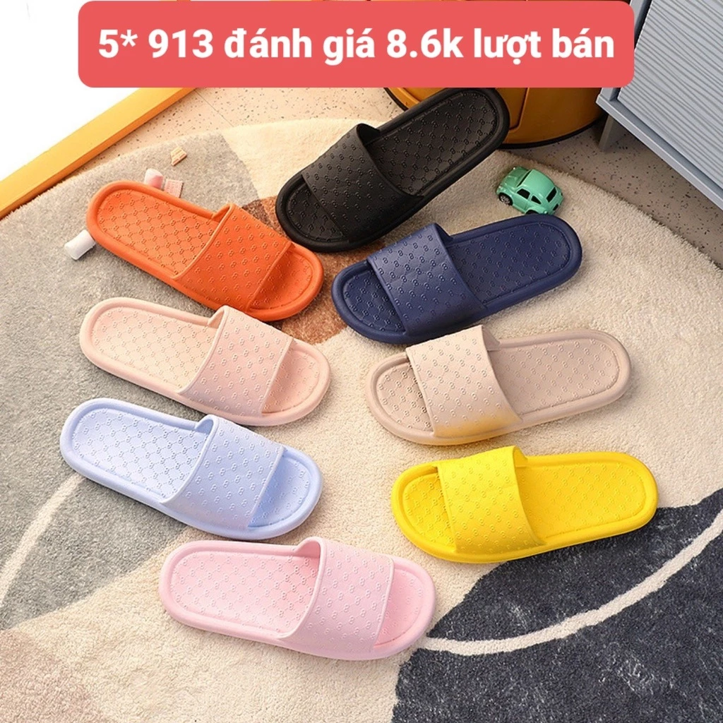 Dép đi trong nhà siêu nhẹ, chống trơn trượt, kiểu dáng thanh lịch