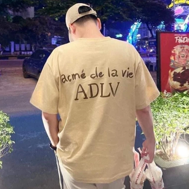 [Full Tag& túi zip] Áo thun ADLV - Glossy Beige Hàng Cao Cấp Vải Cotton 100%