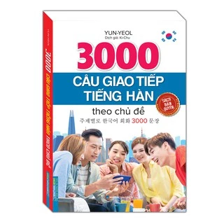 Sách - 3000 câu giao tiếp tiếng hàn theo chủ đề (bìa mềm)