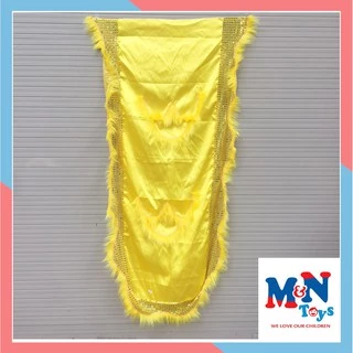Đuôi Lân Viền Kim Sa Cỡ Trung (màu vàng) 70cm x 145 cm đính vào đầu lân múa Trung Thu