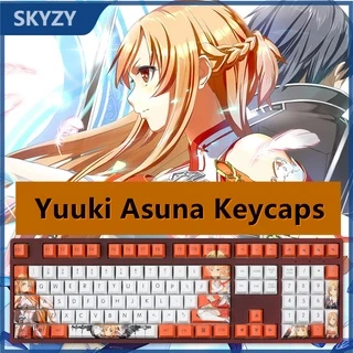 Yuuki Asuna Keycaps Cherry Hồ sơ Sword Art Online SAO Anime PBT DYE-SUB Bàn phím cơ Keycaps