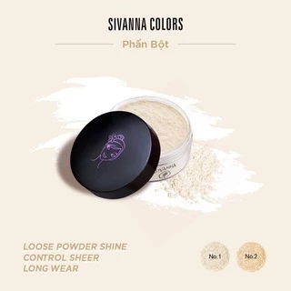[Giá Sỉ] Phấn Phủ Bột Sivanna Loose Powder mịn lì tự nhiên, kiềm dầu nhanh chóng