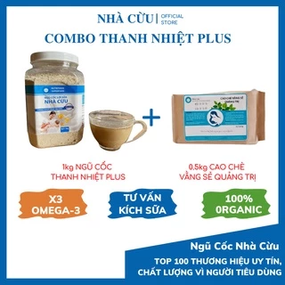 Combo ngũ cốc lợi sữa, cao chè vằng tăng sữa Nhà Cừu dành cho mẹ sau sinh