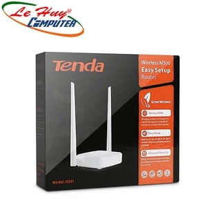 Bộ phát wifi Tenda N301 chuẩn N 300Mbps Chính Hãng