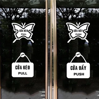 Decal dán cửa kính - cửa đẩy, cửa kéo