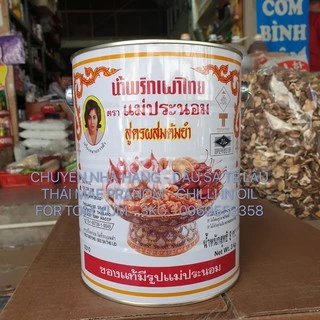 DẦU SA TẾ LẨU THÁI MAE PRANOM - CHILLI IN OIL FOR TOM YUM - 3KG