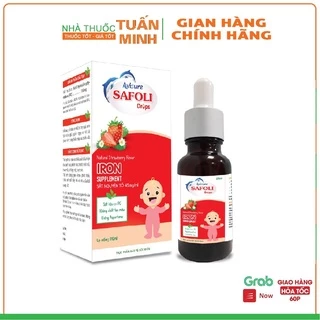 Avisure Safoli Drop - sắt hữu cơ nhỏ giọt cho bé (lọ 20ml)