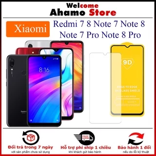 Kính Cường Lực Xiaomi Redmi 7 8 Note 7 Note 8 Note 7pro Note 8 pro [FM]