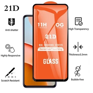 21D Kính cường lực Full màn Cho For Samsung Galaxy A71 Note 10 S10 Lite M51 A51 A31 A21s A11 A01 A10 A10s A20 A20s A72 A30 A30s A50 A50s A12 M30s M31 A52 A52s A02 A22 A42 A32 A02s A03 A03s A23 A13 A33 A53 A73 M52 M31s S20 FE S22 Plus A52